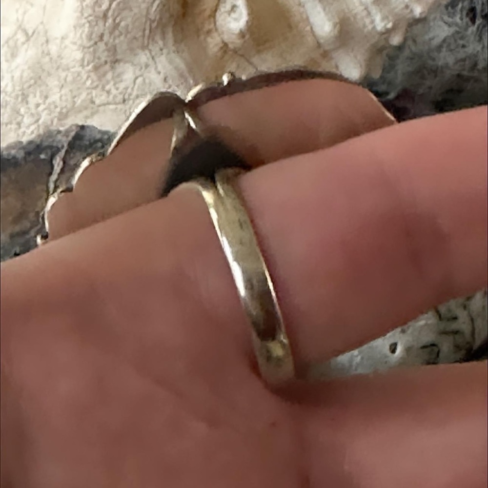 Lapis Statement Sterling Silver Southwestern Ring - image 7